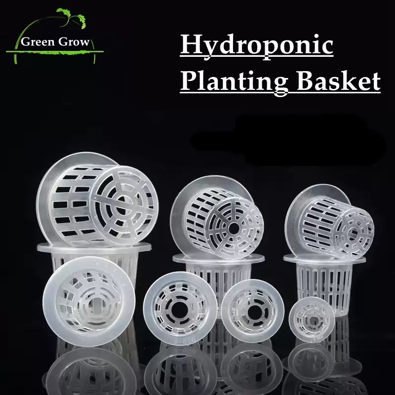 Net Pot 3 Inch - 10 pz Bianco Idroponico Soilless Maglia