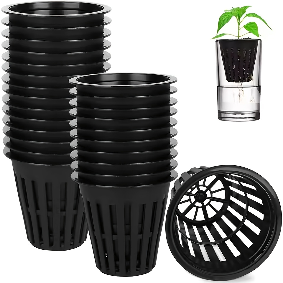 Net Pot 3 Inch - 24/48 Pezzi Vasi a Rete Forati