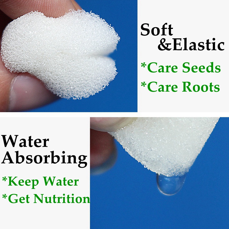 50pcs White Mesh Cup Sponge Ga - Net Pot 3 Inch recensione e prezzo