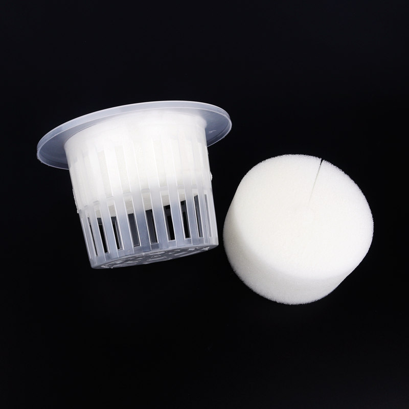 50pcs White Mesh Cup Sponge Ga - Net Pot 3 Inch recensione e prezzo